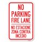 Signmission No Estacione Zona Contra Incendio Heavy-Gauge Aluminum Sign, 12" H, A-1218-23848 A-1218-23848 - alternate 1